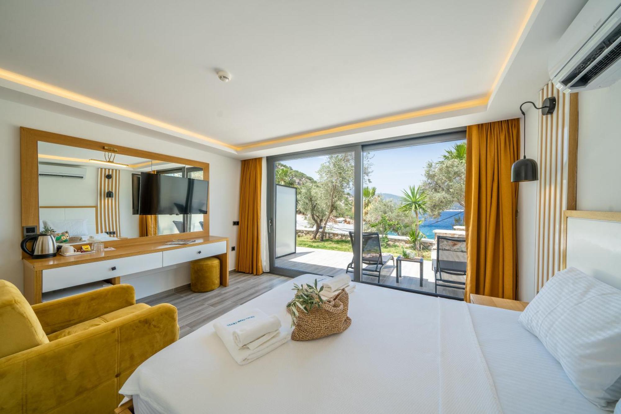 Kalkan Beach Park Hotel Каш Экстерьер фото